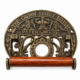 SOLID BRASS “CROWN” TOILET ROLL HOLDER – VINTAGE ANTIQUE STYLE – HEAVY DUTY FIXTURE