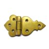 4 POLISHED small hinges vintage style solid Brass DOOR BOX watsonbrass 660 Stunning restoration heavy flush 3.1/2"