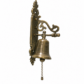 Solid Brass Door Bell Pull Chain 7.5 Vintage Antique Style Wall Mounted w Screws