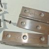 2 small hinges vintage style solid Brass DOOR BOX 3" restoration flush & screws