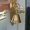 BELL front door heavy Vintage style 10 "size POLISHED solid brass aged Chain nice sound