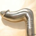 SILVER brass PENIS head WALKING STICK end only hand Made heavy 2 parts