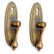 8 PULL handle KNOB aged old cast Brass PULL drop knob kitchen door 8 cm heavy 100% brass drop key hole pedestal