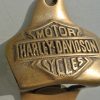 solid pure brass HARLEY DAVIDSON bike beer Bottle Openers works Aged finish heavy