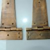 18 " Inch 2 pieces massive heavy Vintage CLASSIC Hinges 460 mm ANTIQUE style Solid pure Brass aged Cabinet Door Decor hinge restore