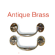 2 Solid Brass Bale Drawer Pull Handles 6 Inch 15cm, Vintage Box Trunk Pulls, Antique Brass Cabinet Handles, Heavy Kitchen Door Hardware