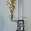8 PINEAPPLE COAT HOOKS 4" small solid brass polished antiques vintage old style 100mm hook (Copy)