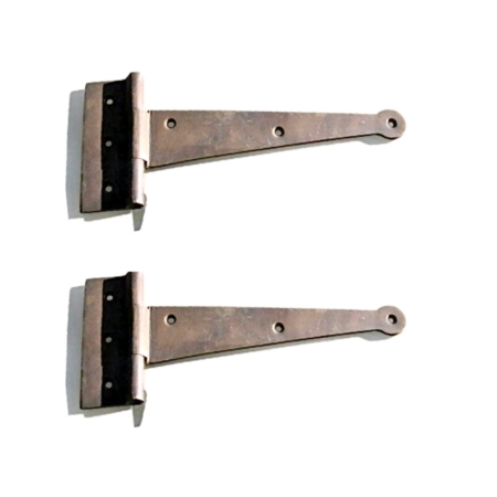 2 Medium Solid Brass Door Hinges 7" Heavy Watson 45B Polished Antique Brass