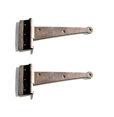 2 Medium Solid Brass Door Hinges 7" Heavy Watson 45B Polished Antique Brass