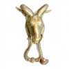 GOAT head front Door Knocker solid brass 10" old style 25 cm heavy Banger bronze house horns