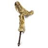 Small Rolls Royce 6" inches high car statue flying lady polished brass bronze style emblem cast 15 cm Spirit of Ecstasy bolt deco