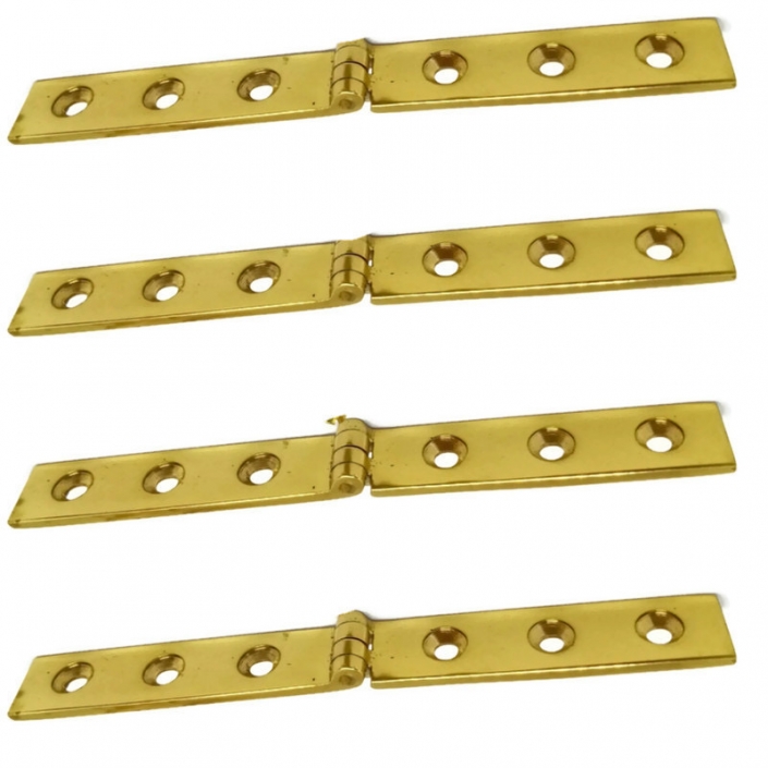 4 medium 12.5 cm flap STRAP 215 watson hinges screws old aged style 5 ...