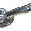 2 large penis 23 cm DOOR PULL or HOOK hand made brass 9 " handle phallus hook brass silver plated over brass patina (Copy)