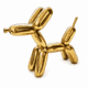 Heavy Solid Brass Balloon Dog Statue 10.5" Handmade Polished Brass Art Sculpture