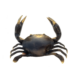 Aged Bronze MUD CRAB Ornament Solid Heavy Brass Antique Style Coastal Decor