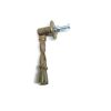 4 small 6 cm french style handle solid cast brass pull watsonbrass F18 bolt grab handle aged polished 2.1/2"