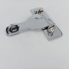 CHROME 5" Old latch vintage style house 12.5 cm BOX antiques box for padlock catch hasp DOOR Key heavy