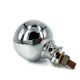 CHROME B4 LARGE Bed COT KNOB 2.1/2" wide heavy solid cast hollow brass inc bolt thread old vintage style 3" high polished brass hollow