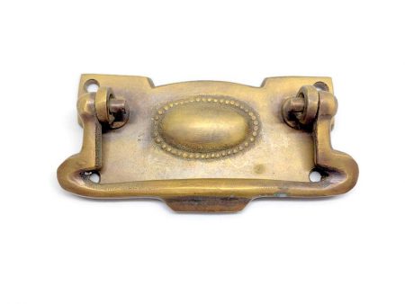 heavy pulls handles BOX antique watson 517 medium solid brass vintage old replace drawer heavy 3.1/2 "art DECO (Copy)
