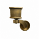 Solid Brass Sabot Cup Castor 3.1/2" High Square Furniture Foot Chair Table Wheel Cover