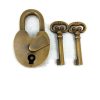 10 pieces 10 long shank locks watson brass code 100 long throw Padlock Vintage stye antique look solid heavy brass aged 20 keys lock works long neck 3 "