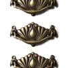 8 CAST brass A123 large watsonbrass pull handle antique solid brass vintage old style replace drawer