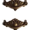 8 CAST brass A123 large watsonbrass pull handle antique solid brass vintage old style replace drawer
