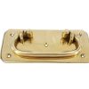 6 BOX6 inch pulls lift handles antique style watson 43A solid brass vintage old replace drawer door heavy