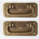 6 BOX6 inch pulls lift handles antique style watson 43A solid brass vintage old replace drawer door heavy