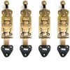 4 small BOLTS french old Antique style watson F60692 door furniture heavy solid brass flush 5 " bronze patina