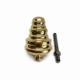 Solid Brass Bed Knob B2 Large – 3½ High Heavy Hollow Cast Brass Vintage Style