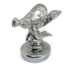 Flying Lady Car Mascot Statue 4.5 Chrome Brass on Base – Vintage Style Hood Ornament KNEELING