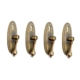 4 Small Antique Drop Pull Handles, Solid Brass Drawer Pulls, Watson 6929F Style, 82mm 3.1/4"