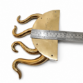 Solid brass "H" hinges 7" inches 19 cm FRENCH STYLE LIFT OFF HINGES 2 pieces will be sent for this price. 1 left and right hinges 2 Lift off hinges. Large size. Great for old style furniture, drawers or cabinets. Made from solid brass and very strong hinges Old vintage style looking.
