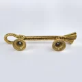 Medium ribbon cast brass Old Style Door cabinet handle 7” inch Solid Braid rope tassel loop Pulls Natural Oxidised Patina 18cm