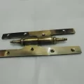 2 large 8” inch finial solid brass Large Lift Off Door Box Hinges H shape Pin Vintage Style cast aged 19 cm left right cabinet French style