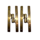 2× Large Lift‑Off H‑Hinges (Flat‑Top) 8 × 3.15 (19×8 cm) — Solid Heavy Brass, Left & Right Pair