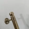 2 medium12 inch long rail rod Brass plain D pull 31cm Door Handle round ends old Vintage Style Solid ends brass Box Pulls kitchen