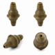 4 Solid Brass Bed Spindles, Hollow Brass Spacers, Antique Bed Restoration Parts B11