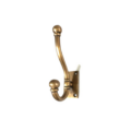 Small Victorian Style Coat Hook, Solid Brass Heavy Vintage Hall Stand Hook, Antique Reproduction Hardware