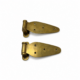 2 Rebated Rare ICE BOX Hinges Solid Pure Brass Heavy Offset 34 Inch Vintage Old Style 6 Heavy Handmade Hinges