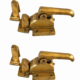 2 Sets Solid Brass ICE BOX Catch Lever Latch Flush Flat or Offset 34Heavy Vintage Style Hardware 14 cm