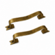 2 Solid Brass D Pull Handles 7.5 (190mm) – Heavy Ribbon Style Drawer Pulls – 160mm Centres – Vintage Cabinet Hardware