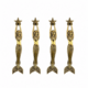 4 Large Mermaid Door Pull Handles – Solid Brass 15 (38cm) Vintage Antique Style Entry Door Handles