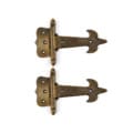 2 Small Hinges Vintage Aged Style Watson 45L Solid Brass Door Box Cabinet Restoration Heavy 5"