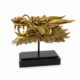 BRASS DRAGON STATUE ON STAND 30cm Long DRAGON Skull Solid 100% Brass Large Heavy Decoration Hand Made Amazing Statue
