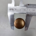 2124FL Brass Screw Knob Antique Brass size 2.5cm