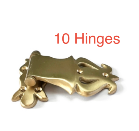 solid brass hinges, ice box hinges, vintage hinges, antique hinges, offset hinges, 3/8 offset hinges, heavy duty hinges, cast brass hinges, furniture hinges, cabinet hinges, restoration hardware, vintage hardware, antique brass hardware, door hinges, cupboard hinges, brass fittings, old style hinges, retro hinges, architectural hardware