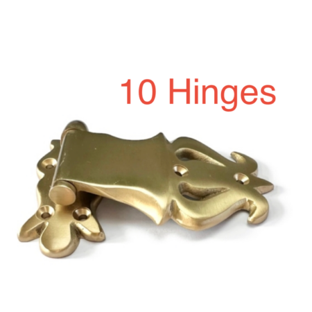 solid brass hinges, ice box hinges, vintage hinges, antique hinges, offset hinges, 3/8 offset hinges, heavy duty hinges, cast brass hinges, furniture hinges, cabinet hinges, restoration hardware, vintage hardware, antique brass hardware, door hinges, cupboard hinges, brass fittings, old style hinges, retro hinges, architectural hardware