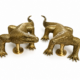 2 Komodo DRAGON GRAB Handle Cast Brass Door Pull Old Style House Heavy Vintage